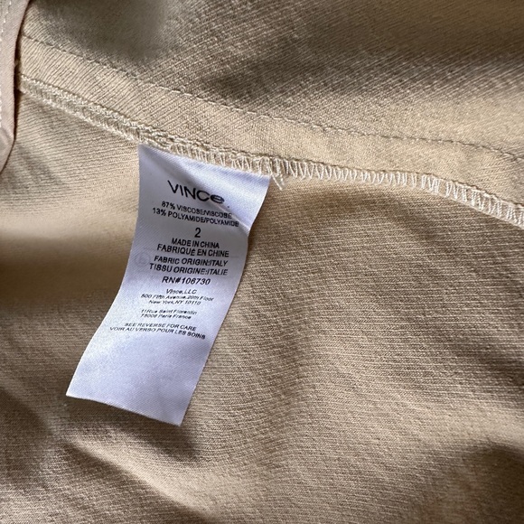 Vince skirt 2 Women's Side Buckle Wrap Skirt linen blend - Picture 5 of 8